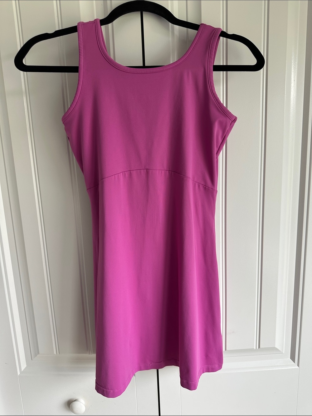 Sleeveless Fuchsia Tank Dress - Girls